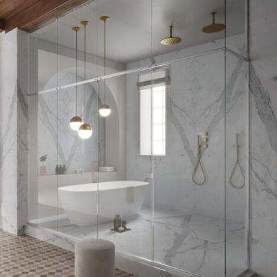 carrara white quartz