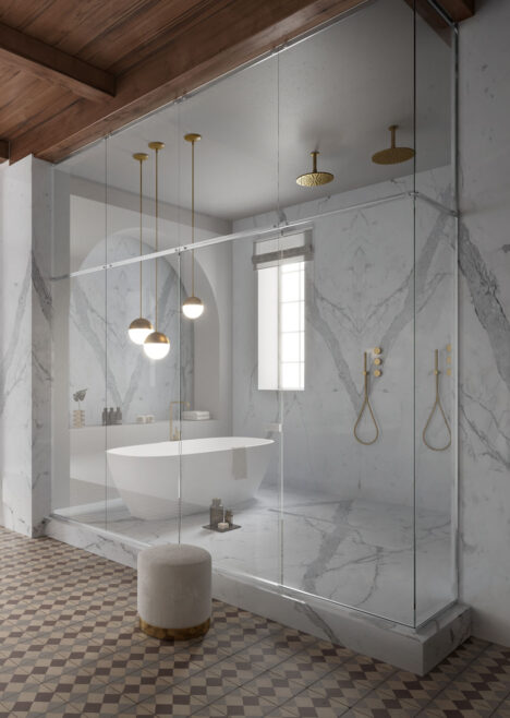 carrara white quartz