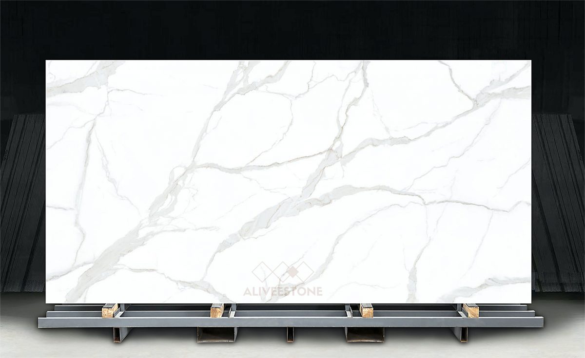 Calacatta Principe Quartz Slab