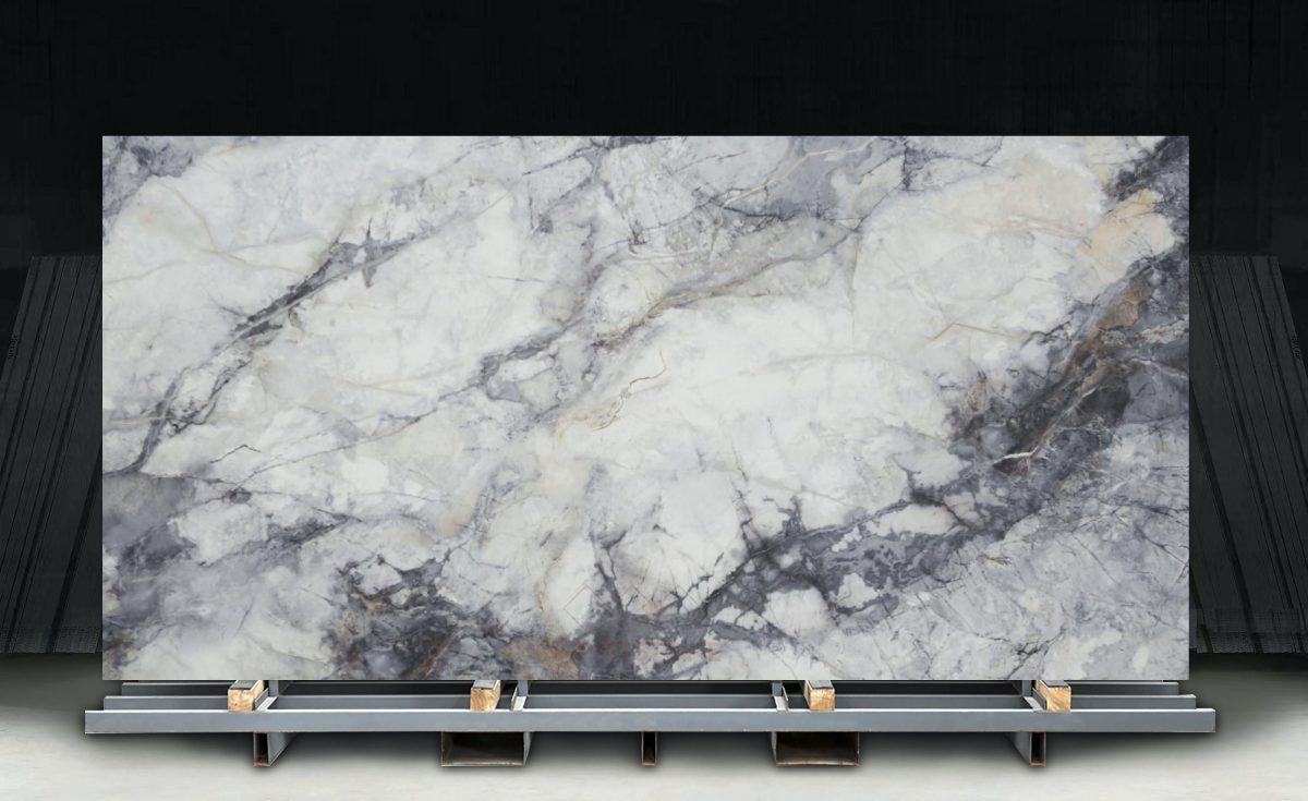 Glacier Dark Quartz Stone