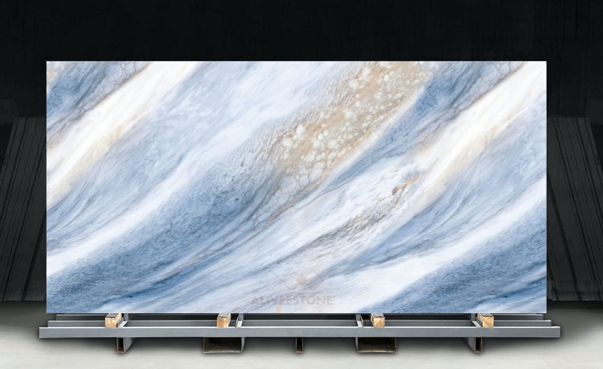 Ocean Blue Quartz Stone