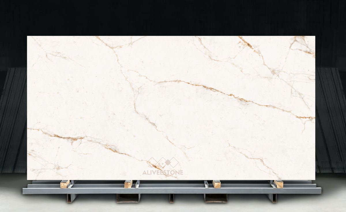 Glacier Gold Sintered Stone