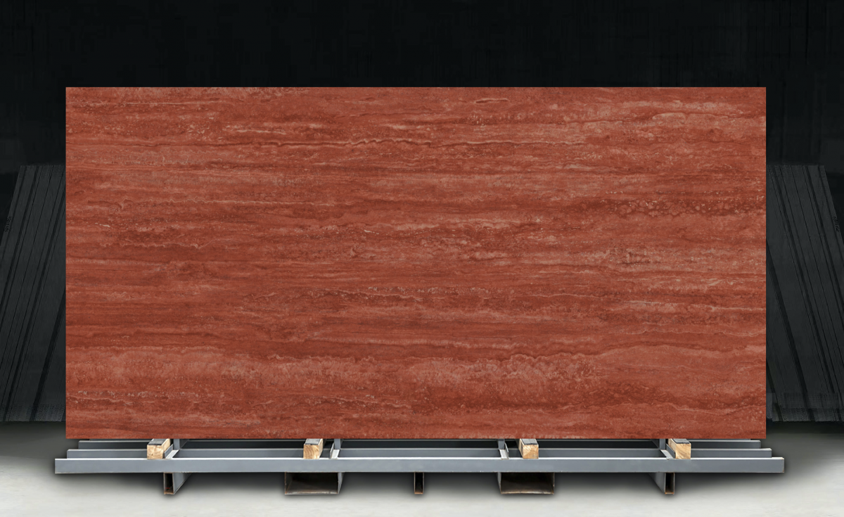 Travertine Red Porcelain Stone